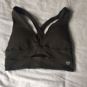 Olive Green Sports bra